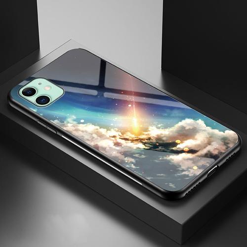 2020 工厂彩色手机饰品创意星空防震钢化玻璃手机外壳的iphone 11 max